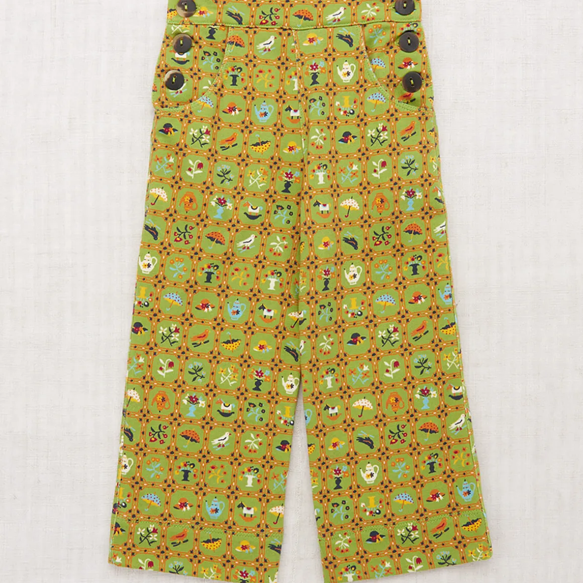 Sailor Pant in Sprig Trellis by Misha & Puff