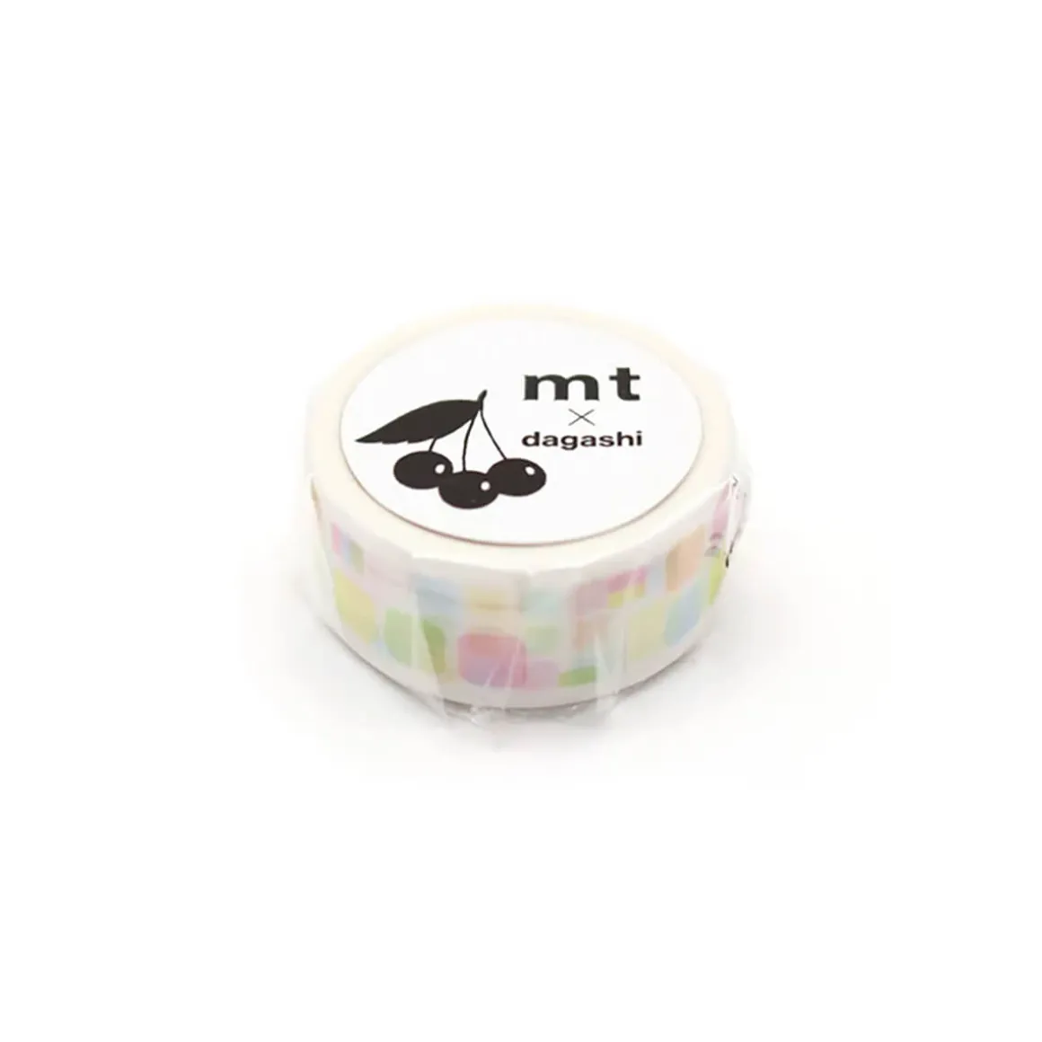 Sakuranbo Mochi Pattern 15mm Special Dagashi Washi Tape by MT Japan