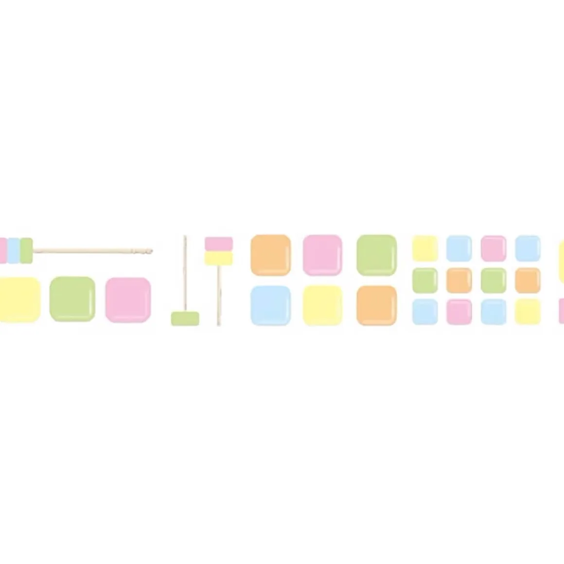 Sakuranbo Mochi Pattern 15mm Special Dagashi Washi Tape by MT Japan