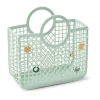 Samantha Basket With Charms in Light Peppermint by Liewood