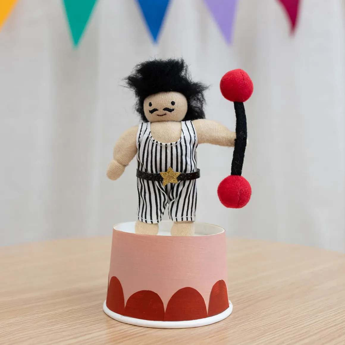 Samson The Strongman Holdie Folk Pocket-Sized Doll by Olli Ella