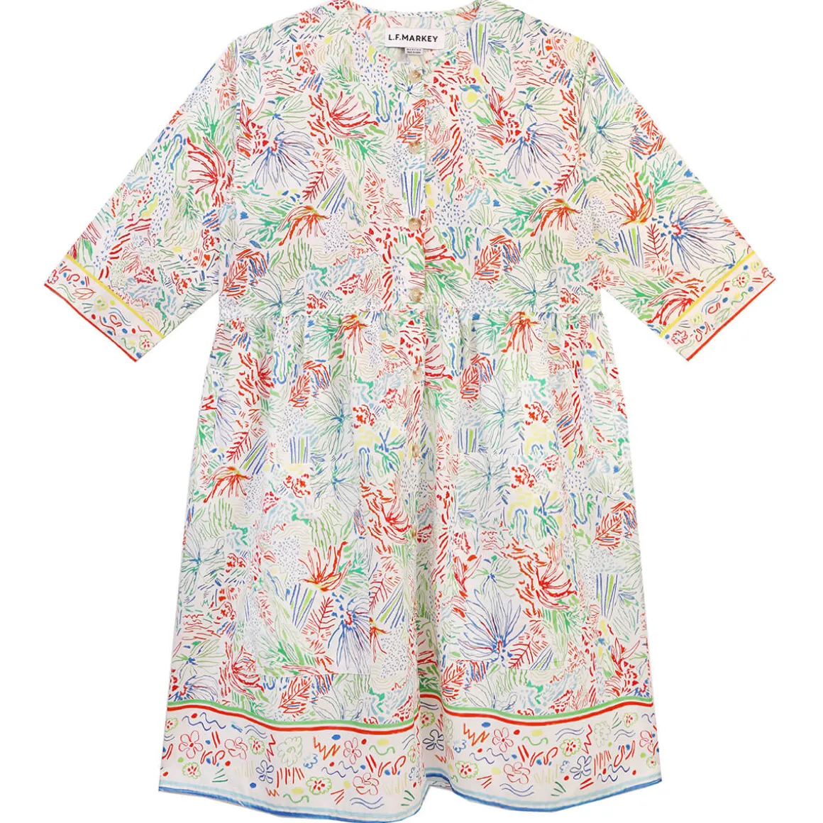 Samuel Dress in Crayon Floral by L.F.Markey - Last Ones In Stock - UK 6-10