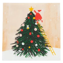 Santa Christmas Tree Napkins by Talking Tables
