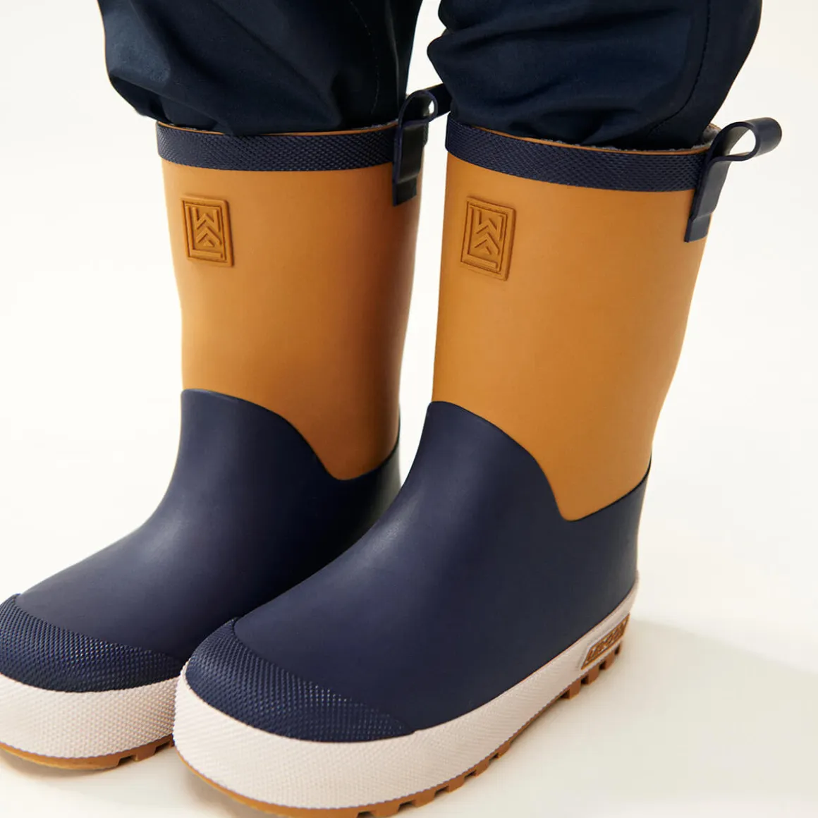 Sasha Thermo Rainboots in Classic Navy Multi Mix by Liewood