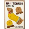 Sausage Dog Pop Out Decoration And Greetings Card by The Pop Out Card Company
