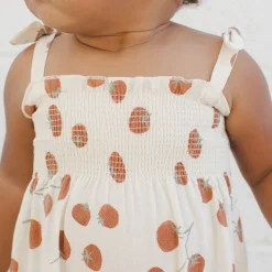 Sawyer Jumpsuit in Tomatoes by Rylee & Cru