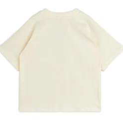 Scarf Print T Shirt in Off White by Mini Rodini