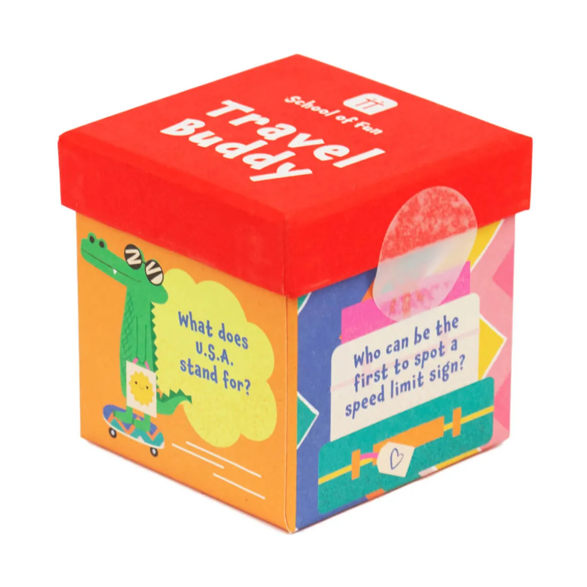 School of Fun - Travel Buddy Trivia Box by Talking Tables