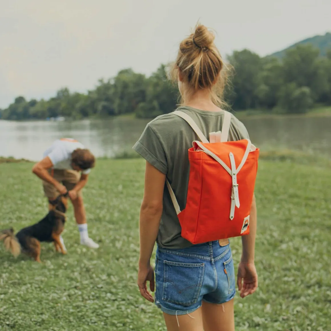 Scout Backpack in Orange by YKRA