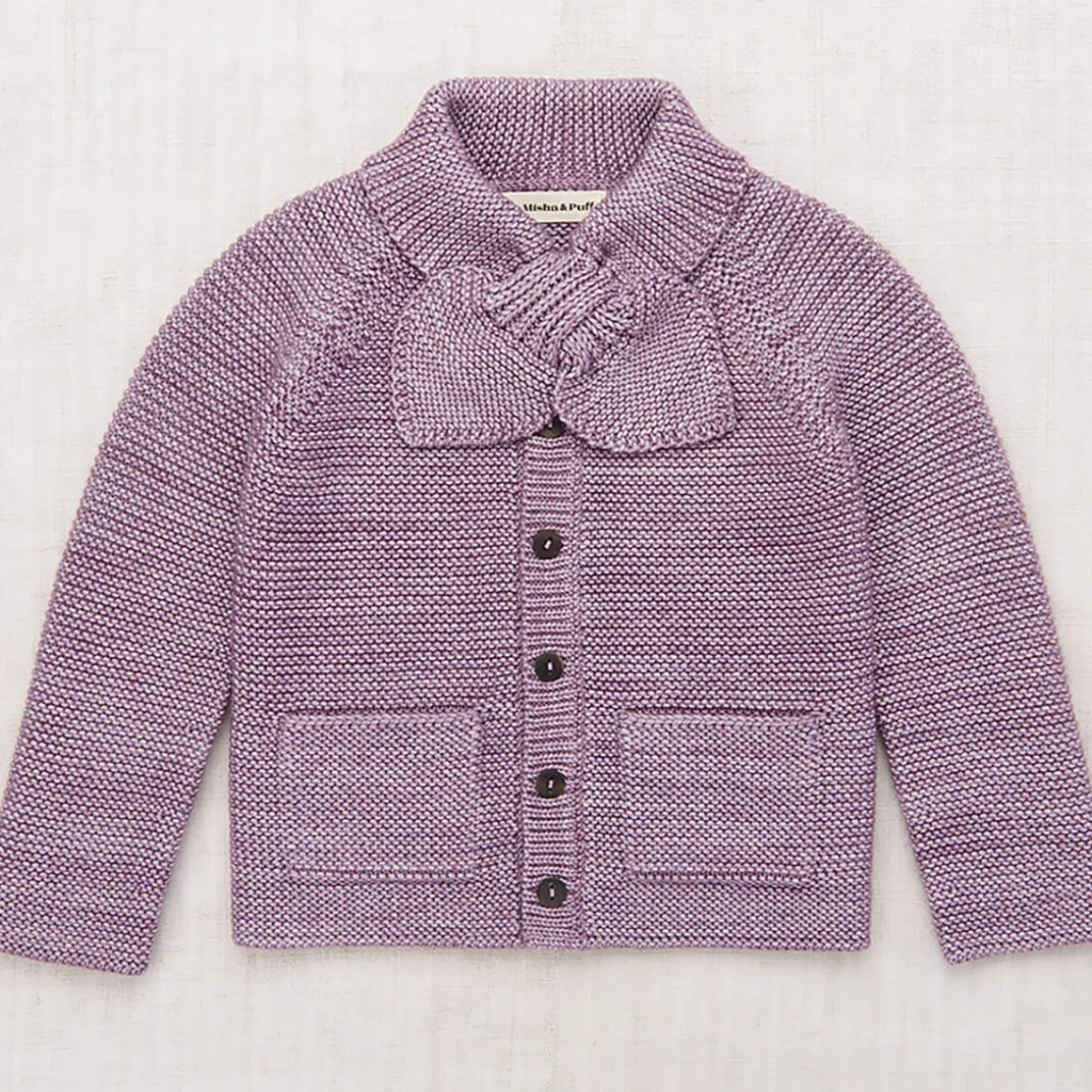 Scout Cardigan in Periwinkle by Misha & Puff