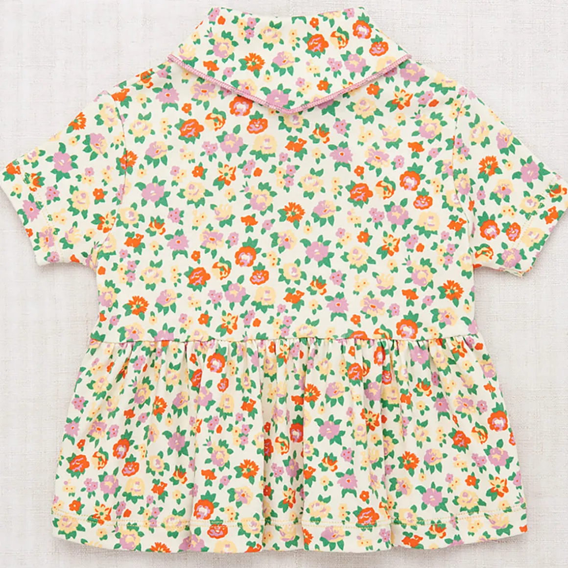Scout Peplum Top in String / Hazy Lilac Brimfield by Misha & Puff