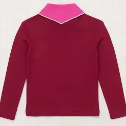 Scout Top in Cranberry by Misha & Puff - Last One In Stock - 6 Years