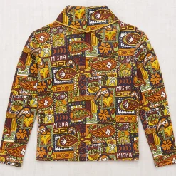 Scout Top in Fox Groovy Paisley by Misha & Puff