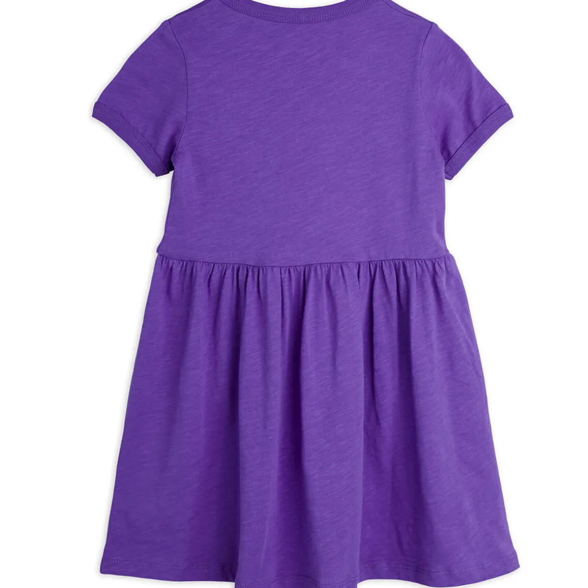 Seagull Embroidered Short Sleeve Dress by Mini Rodini