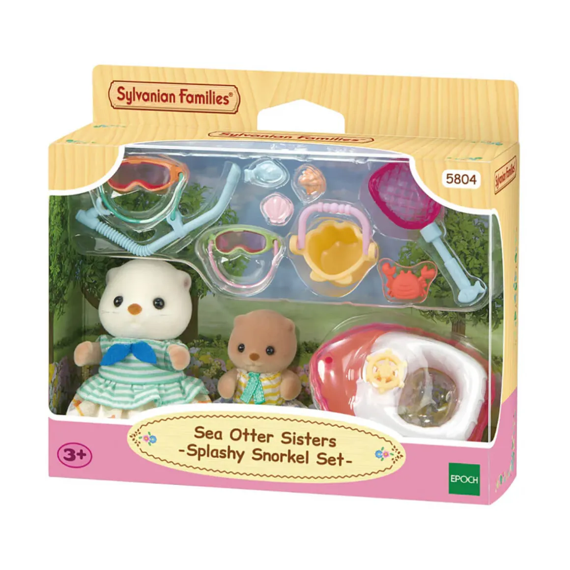 Sea Otter Sisters Splashy Snorkel Set by Sylvanian Families