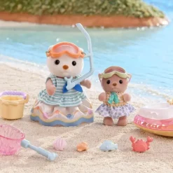 Sea Otter Sisters Splashy Snorkel Set by Sylvanian Families