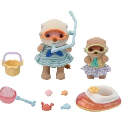 Sea Otter Sisters Splashy Snorkel Set by Sylvanian Families