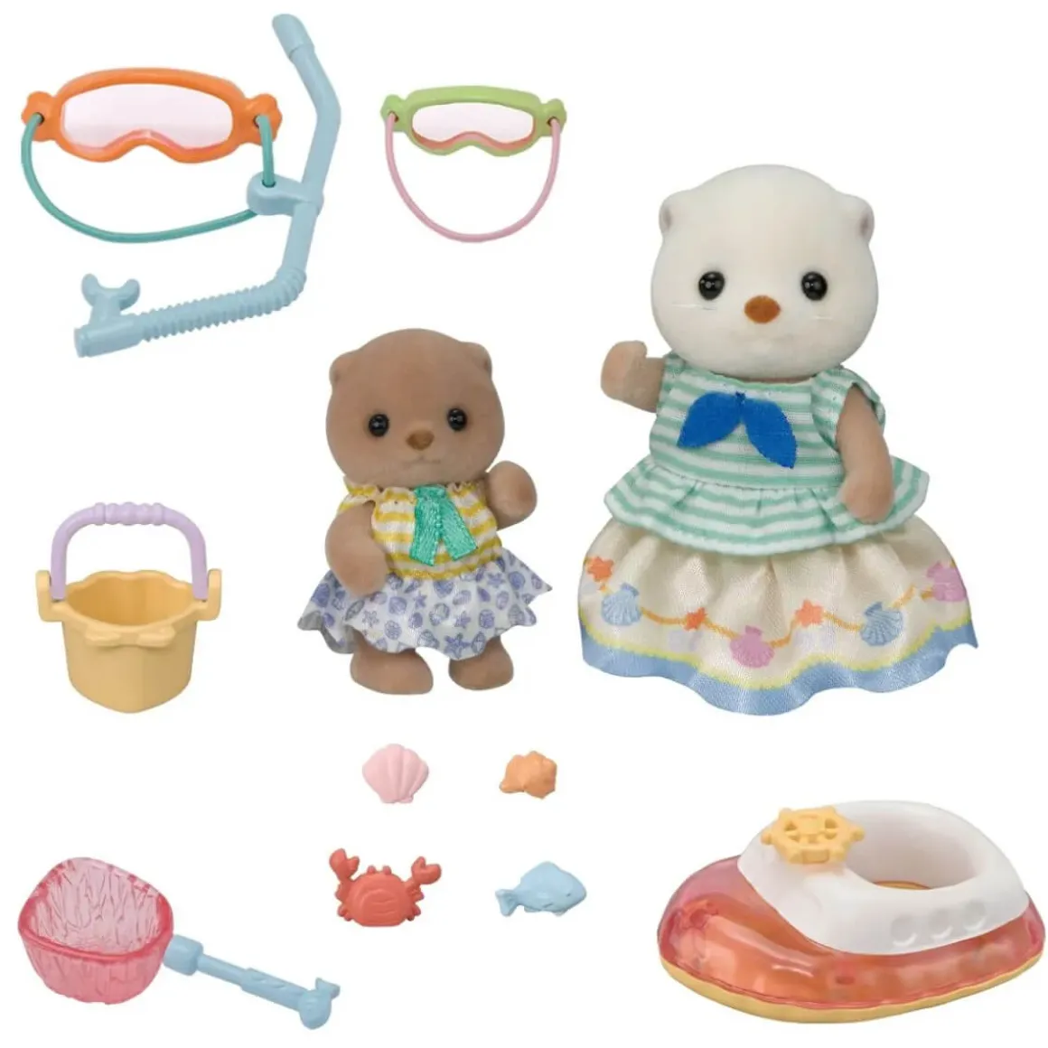 Sea Otter Sisters Splashy Snorkel Set by Sylvanian Families