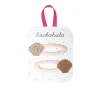 Seashell Glitter Hair Clips by Rockahula
