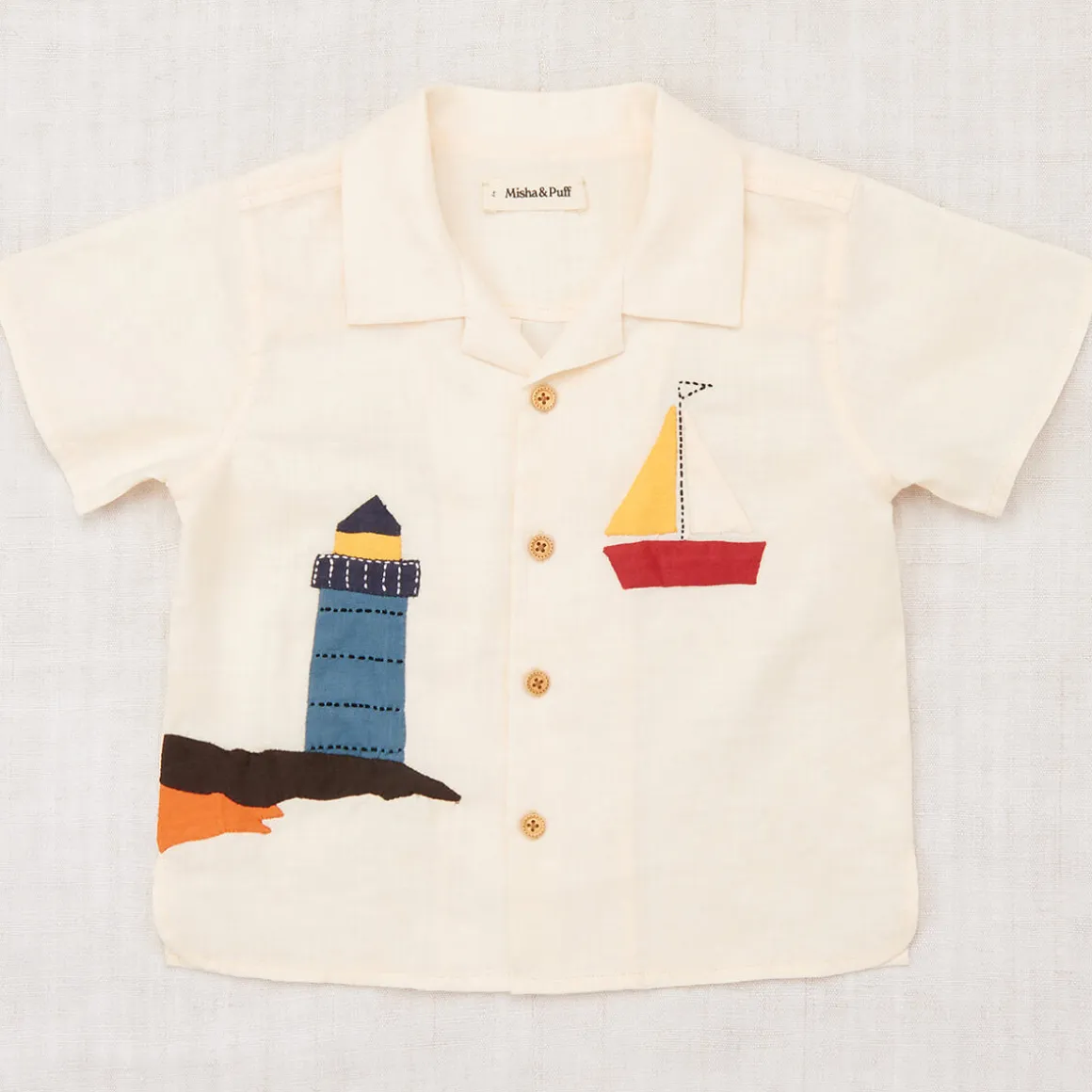 Seaside Leon Top in String by Misha & Puff