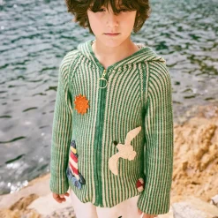 Seaside Plum Island Beach Jacket in Lawn by Misha & Puff