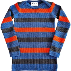Seilio Skinny Rib in Denim Stripe by Mabli