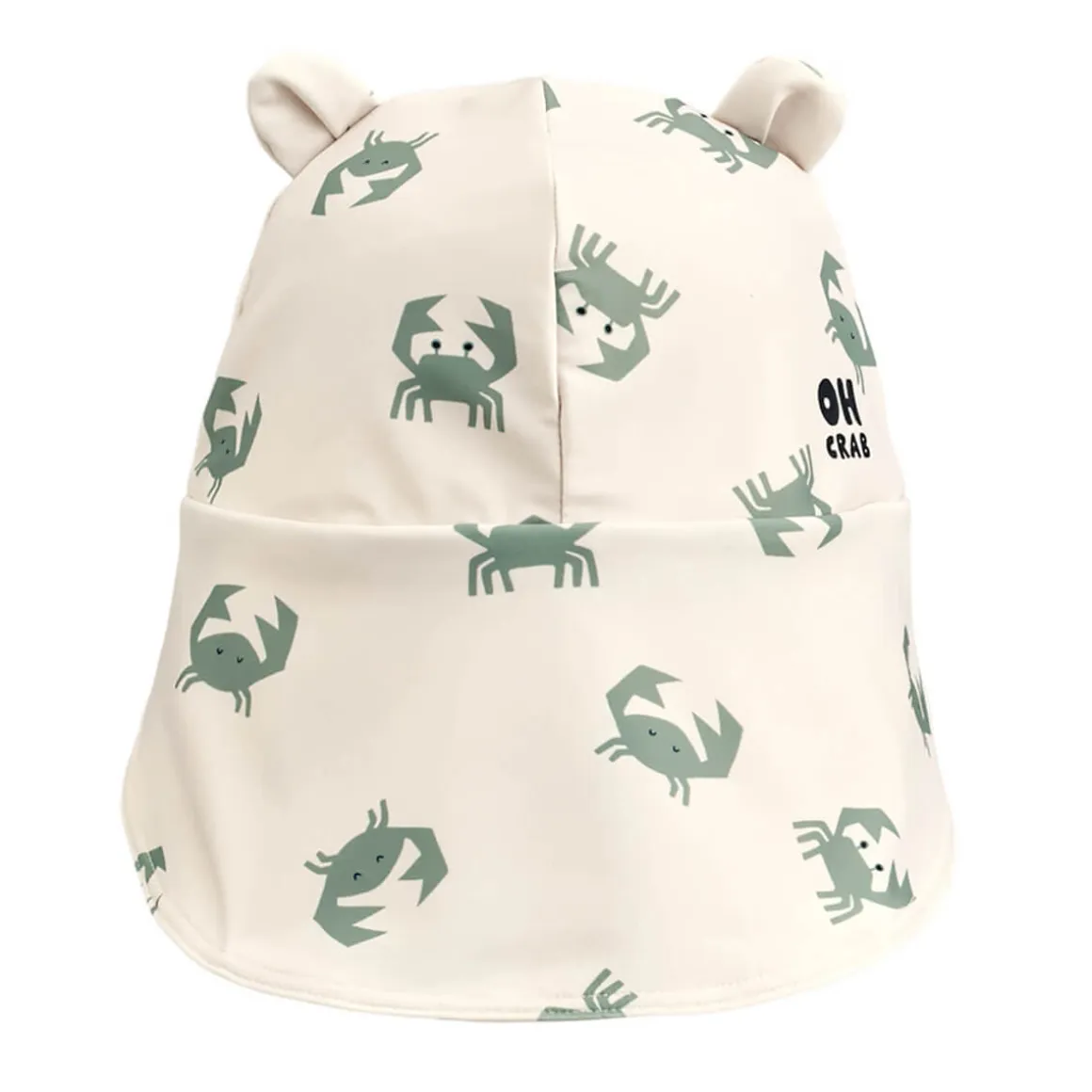 Senia UV Sun Hat With Ears in Crab / Sandy by Liewood