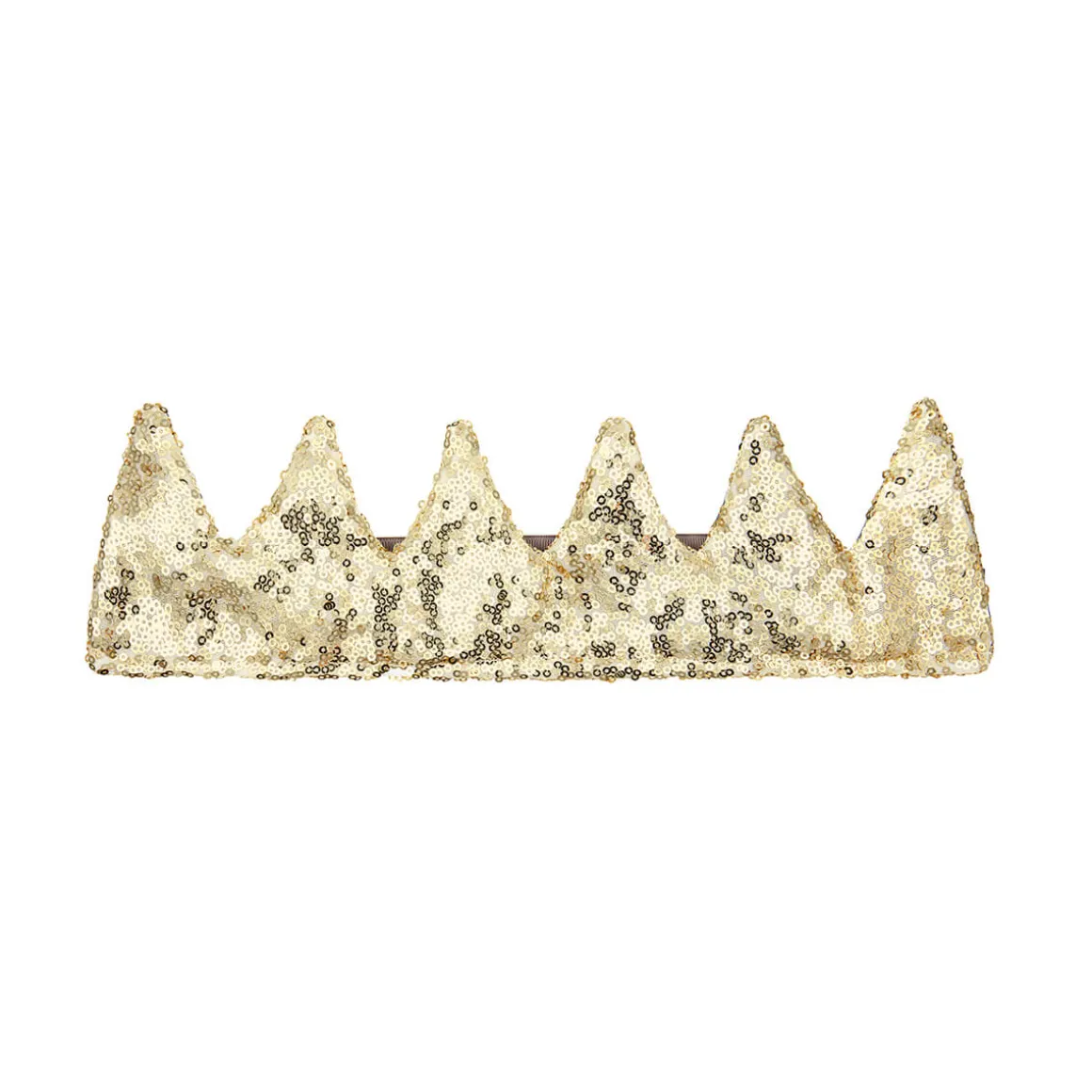 Sequin Gold Crown in Gold by Mimi & Lula