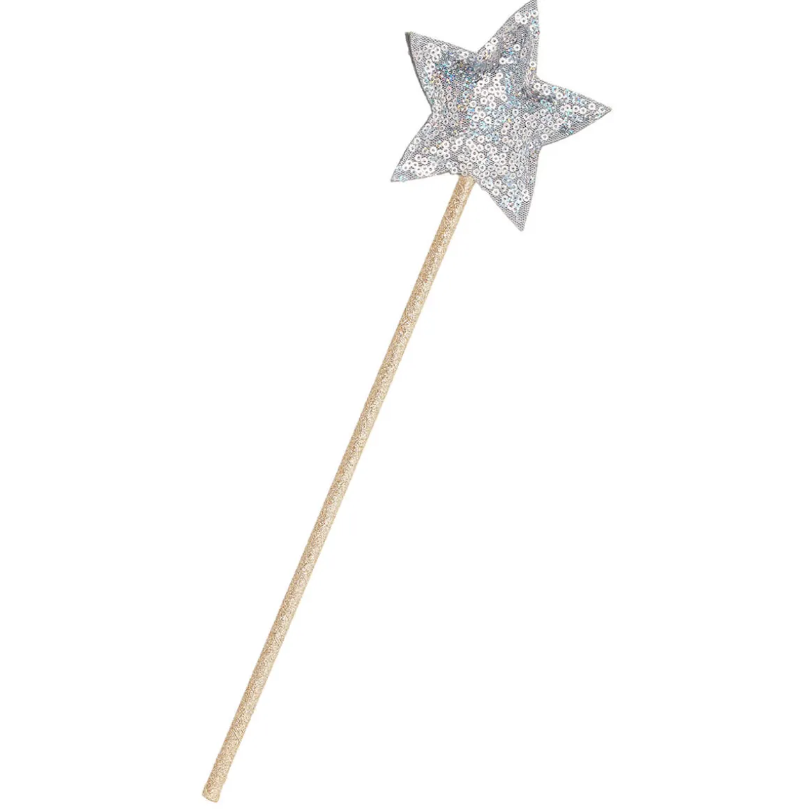 Sequin Star Wand in Silver by Mimi & Lula