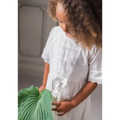 Seren Dress in Off White by Little Cotton Clothes - Last Ones In Stock - 2-4 Years