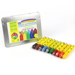 Set of 10 Maya Nawaro Pastel Oil Chalks by OkoNorm