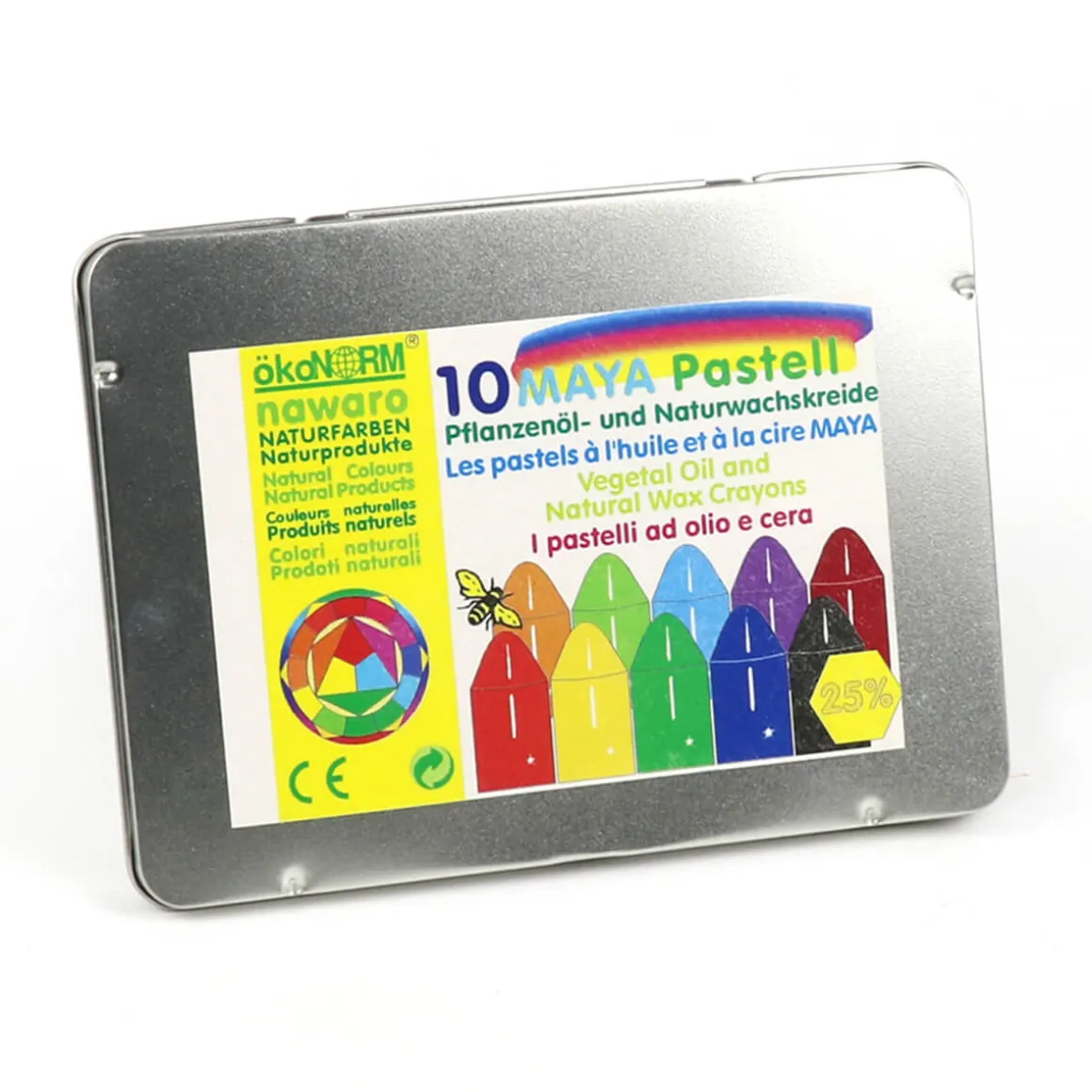 Set of 10 Maya Nawaro Pastel Oil Chalks by OkoNorm