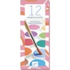 Set of 12 Pearly Gouache Paint Colour Cakes by Djeco