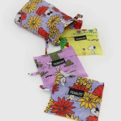 Set of 3 Standard Bags in Peanuts by Baggu