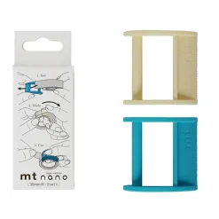 Set Of Two Nano Washi Tape Cutters (30mm) by MT Japan