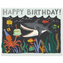 Shark Birthday Greetings Card By Rifle Paper Co.