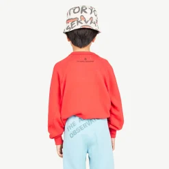 Shark Kids Sweatshirt in Red by The Animals Observatory - Last One In Stock - 4 Years