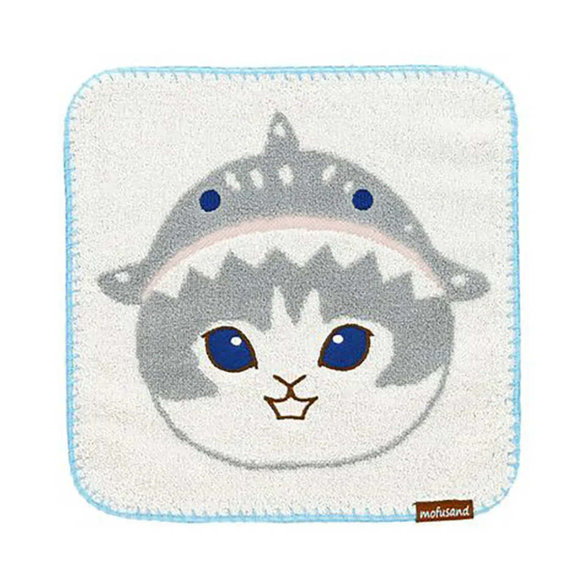 Shark Meow Mofusand Mini Hand Towel (25cm) by Marushin Japan