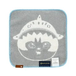 Shark Meow Mofusand Mini Hand Towel (25cm) by Marushin Japan