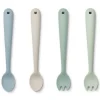 Shea Feeding Set in Dusty Mint Multi Mix by Liewood (4 Pack)
