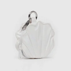 Shell Bag Charm in Metallic Pearl by Baggu