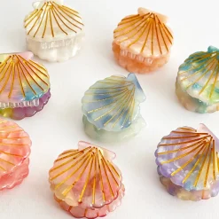 Shell Mini Hair Claw (2cm) in Various Colours by Hello Sakura