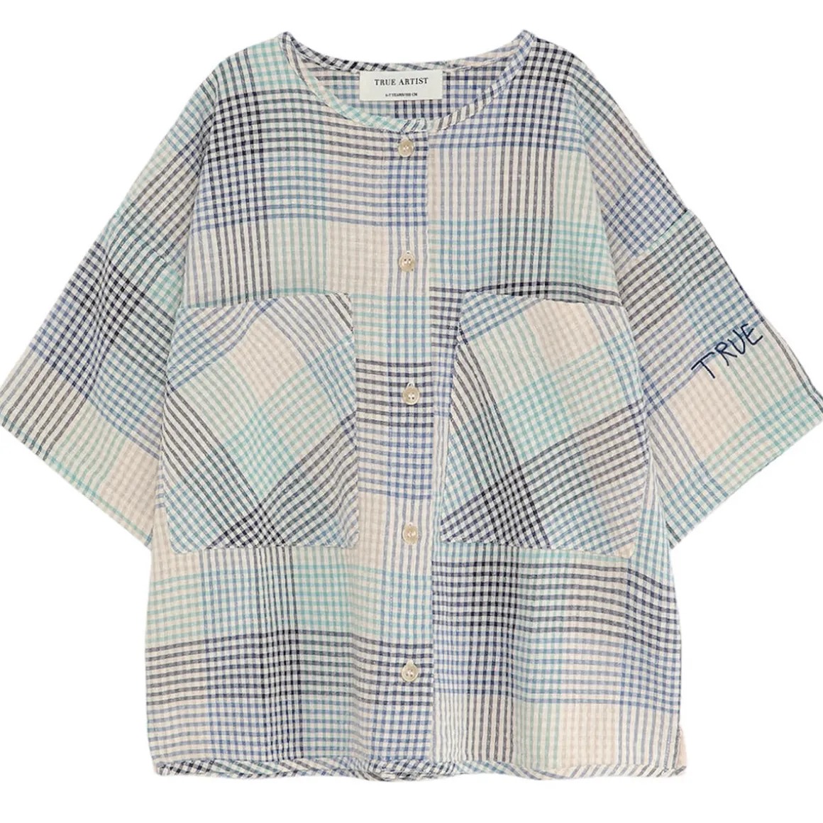 Shirt nº04 in Turquoise Grey by True Artist