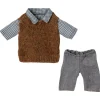 Shirt, Slipover and Pants For Teddy Dad by Maileg