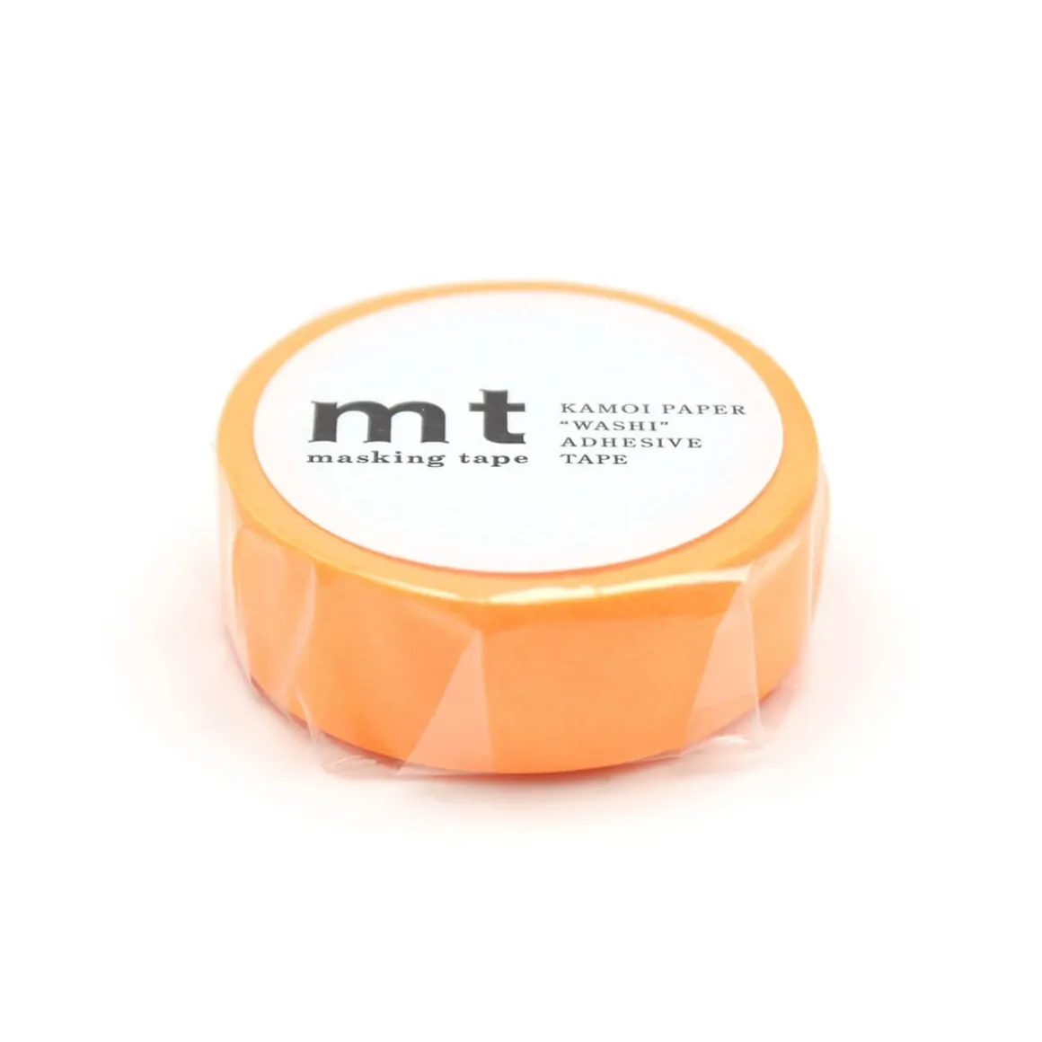 Shocking Orange 15mm 1P Basic Washi Tape by MT Japan