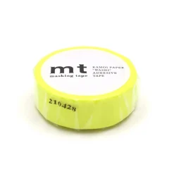 Shocking Yellow 15mm 1P Basic Washi Tape by MT Japan