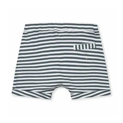 Shorts in Blue Grey / Off White by Gray Label