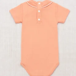 Short Sleeve Scout Onesie in Flamingo by Misha & Puff - Last One In Stock - 6-12 Months