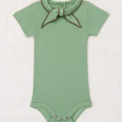 Short Sleeve Scout Onesie in Oakmoss by Misha & Puff