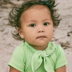 Short Sleeve Scout Onesie in Popsicle by Misha & Puff - Last One In Stock - 6-12 Months